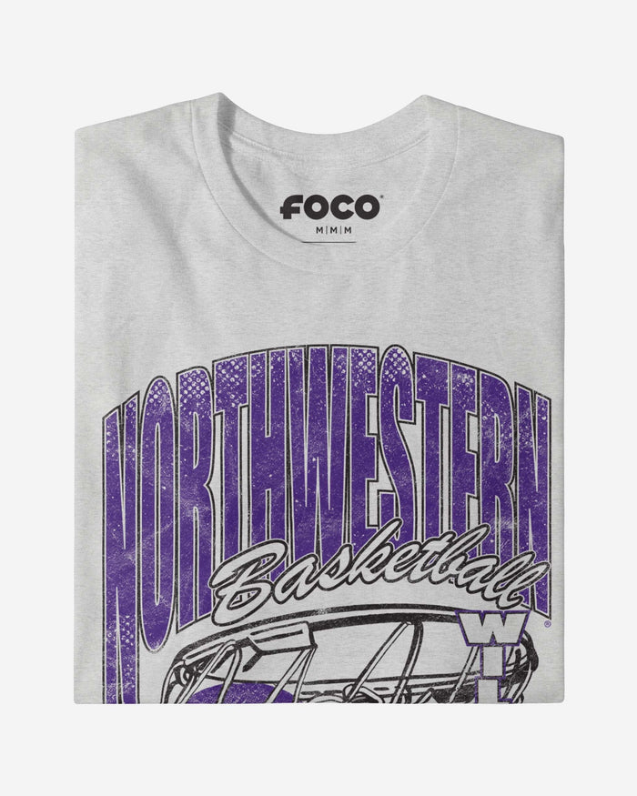 Northwestern Wildcats Script Swish T-Shirt FOCO - FOCO.com