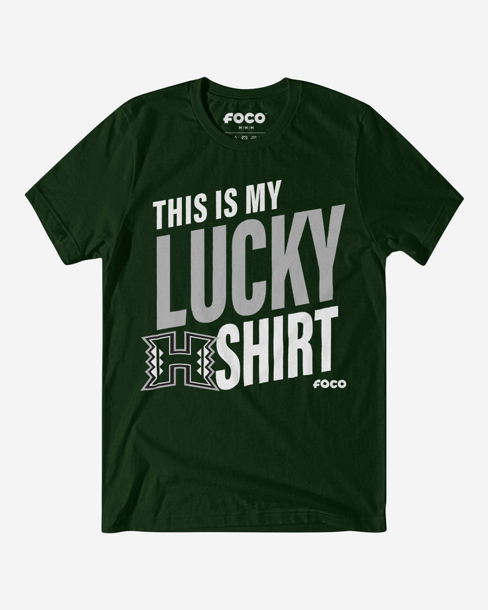 Hawaii Rainbow Warriors This Is My Lucky T-Shirt FOCO S - FOCO.com
