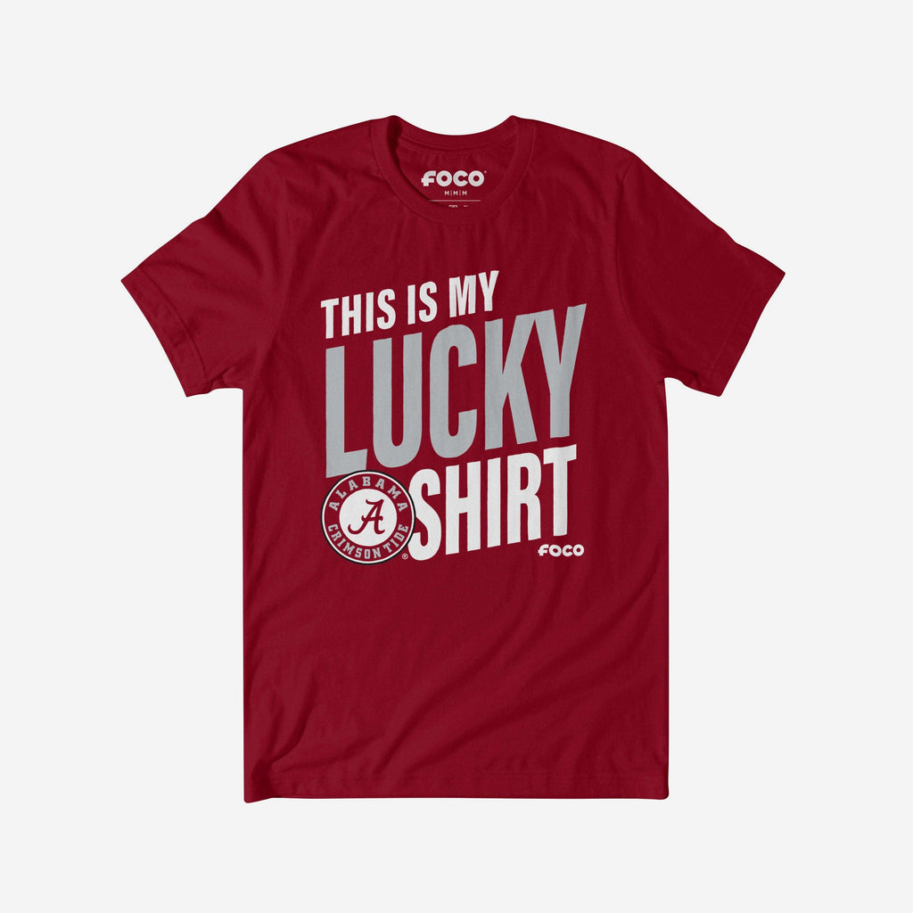 Alabama Crimson Tide This Is My Lucky T-Shirt FOCO S - FOCO.com