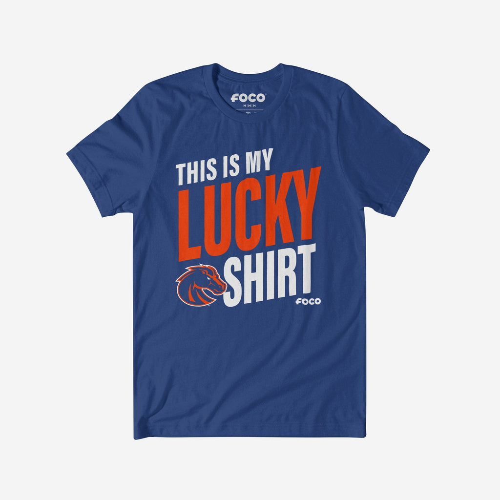 Boise State Broncos This Is My Lucky T-Shirt FOCO S - FOCO.com
