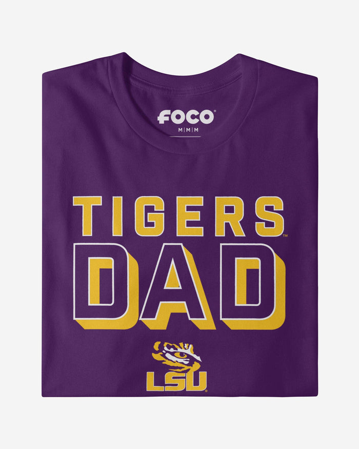 LSU Tigers Team Dad T-Shirt FOCO - FOCO.com