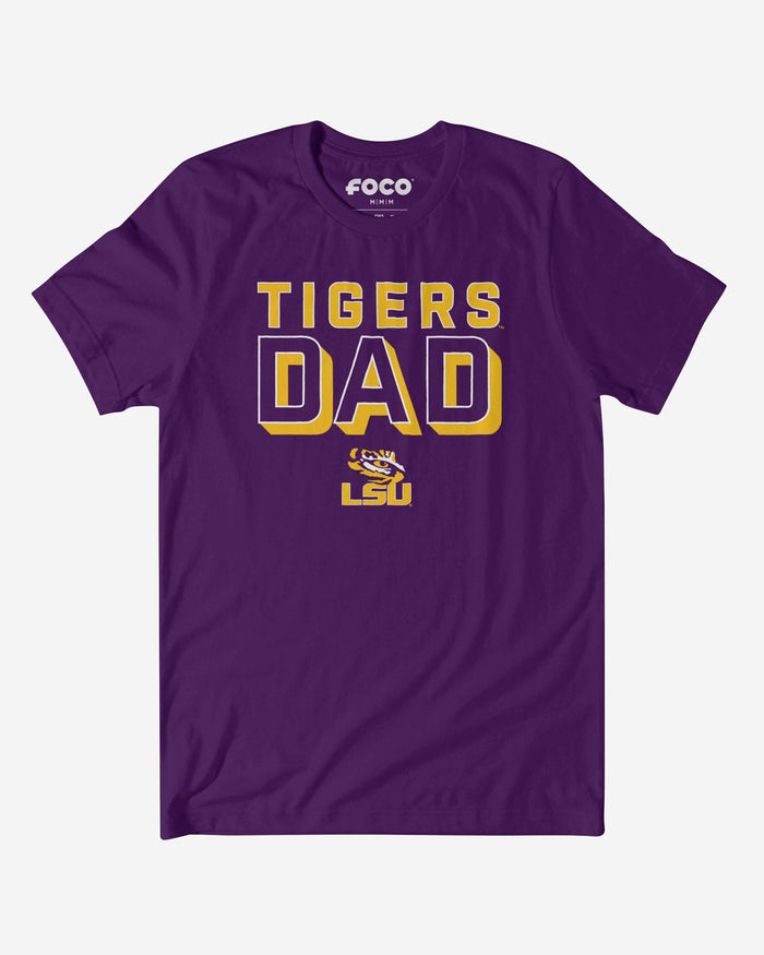 LSU Tigers Team Dad T-Shirt FOCO S - FOCO.com