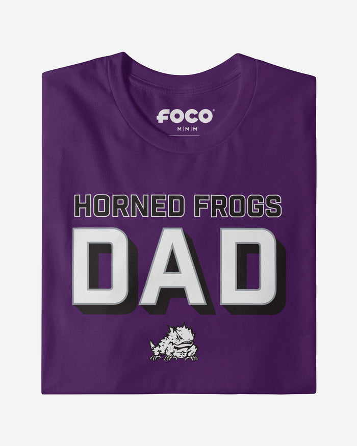 TCU Horned Frogs Team Dad T-Shirt FOCO - FOCO.com