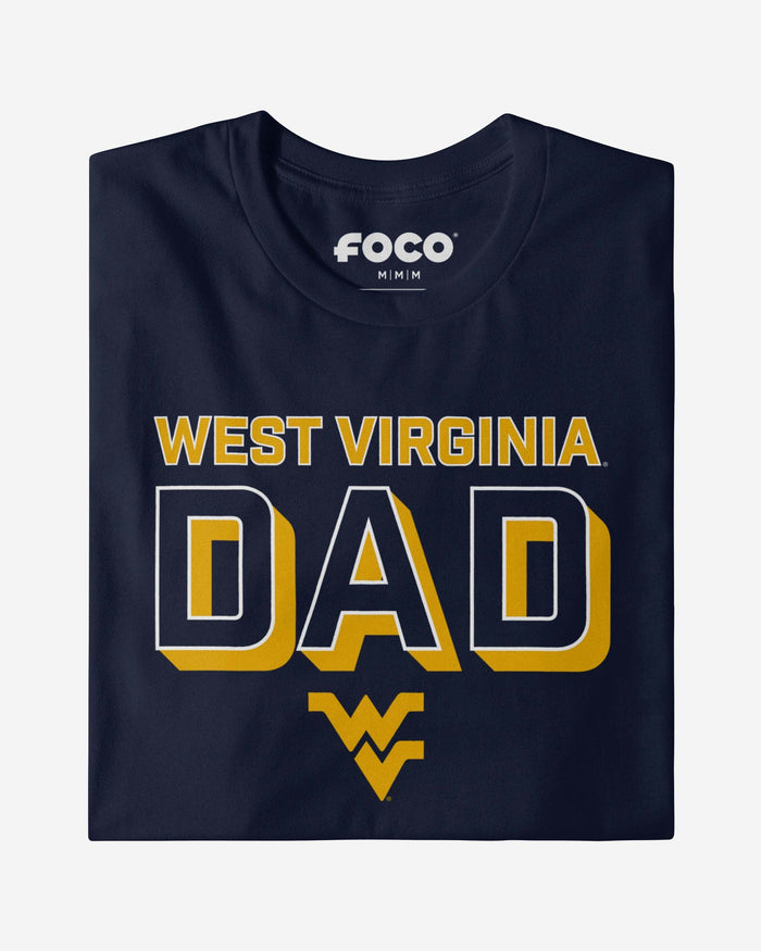 West Virginia Mountaineers Team Dad T-Shirt FOCO - FOCO.com