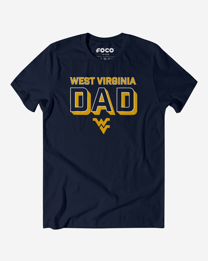 West Virginia Mountaineers Team Dad T-Shirt FOCO S - FOCO.com