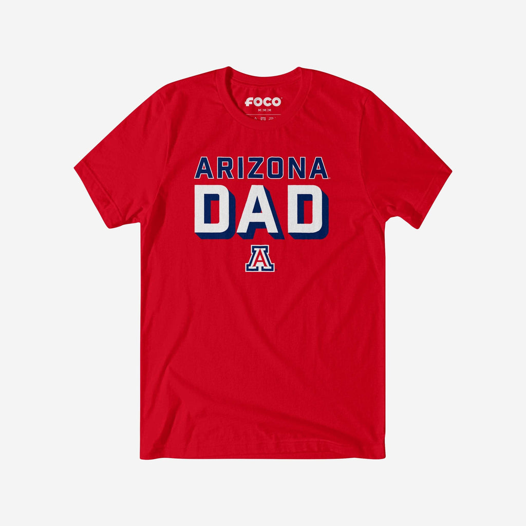 Arizona Wildcats Team Dad T-Shirt FOCO S - FOCO.com