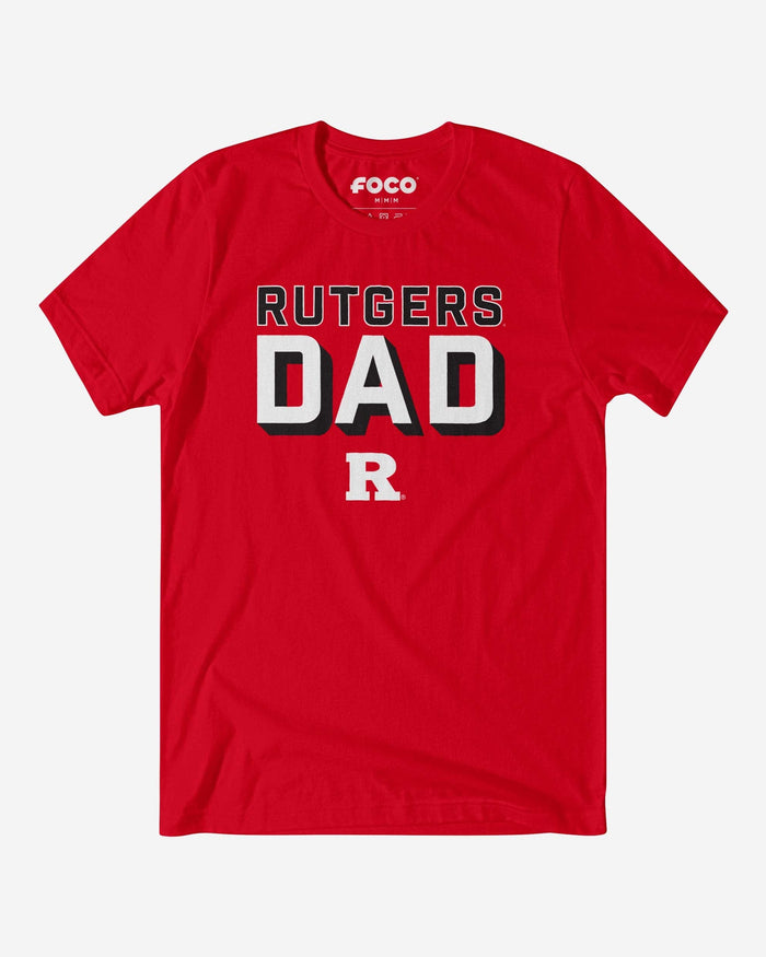 Rutgers Scarlet Knights Team Dad T-Shirt FOCO S - FOCO.com