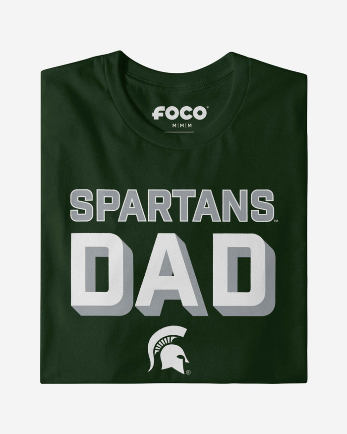Michigan State Spartans Team Dad T-Shirt FOCO - FOCO.com