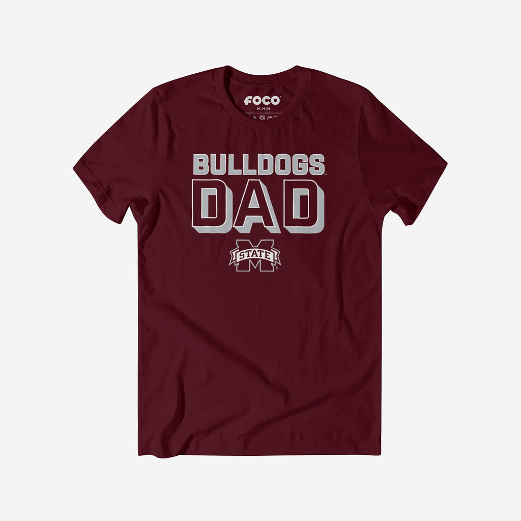 Mississippi State Bulldogs Team Dad T-Shirt FOCO S - FOCO.com