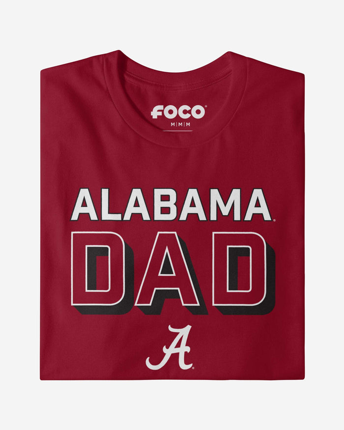 Alabama Crimson Tide Team Dad T-Shirt FOCO - FOCO.com