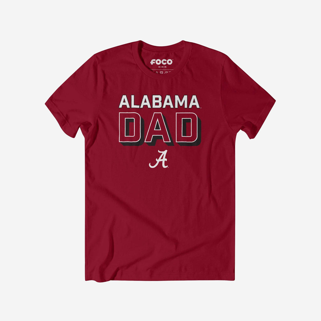 Alabama Crimson Tide Team Dad T-Shirt FOCO S - FOCO.com