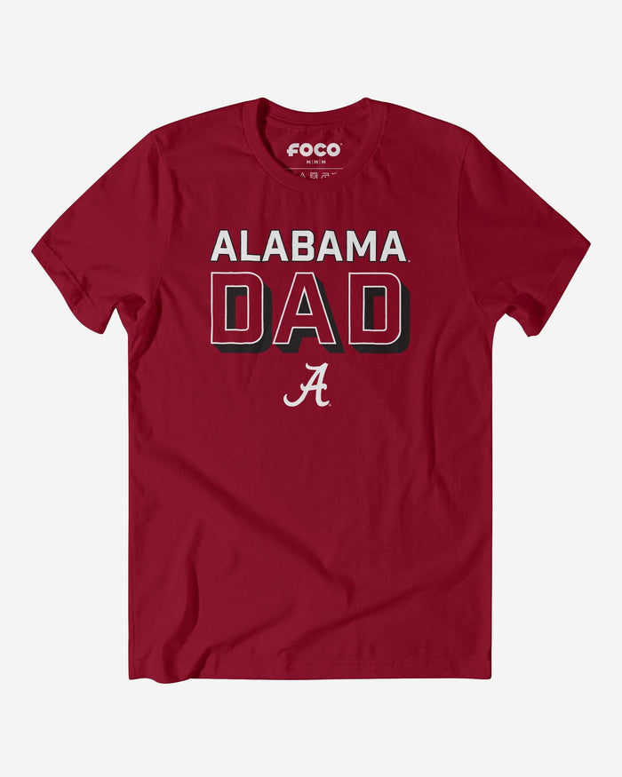 Alabama Crimson Tide Team Dad T-Shirt FOCO S - FOCO.com