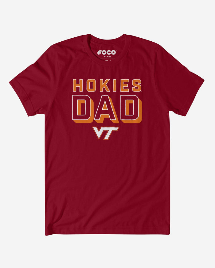 Virginia Tech Hokies Team Dad T-Shirt FOCO S - FOCO.com