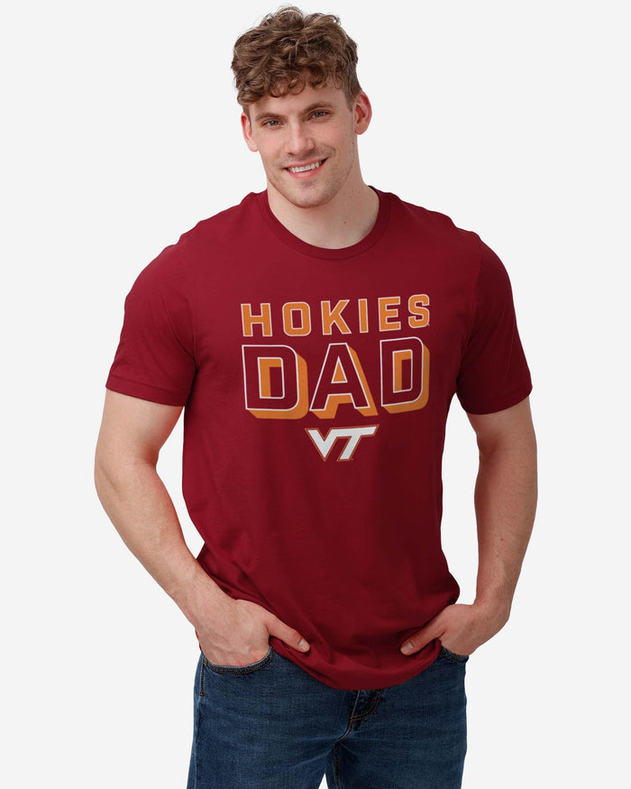 Virginia Tech Hokies Team Dad T-Shirt FOCO - FOCO.com