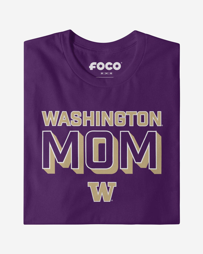 Washington Huskies Team Mom T-Shirt FOCO - FOCO.com