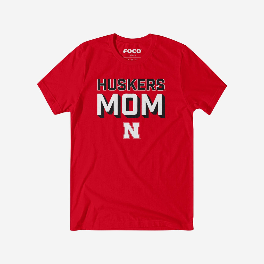 Nebraska Cornhuskers Team Mom T-Shirt FOCO S - FOCO.com