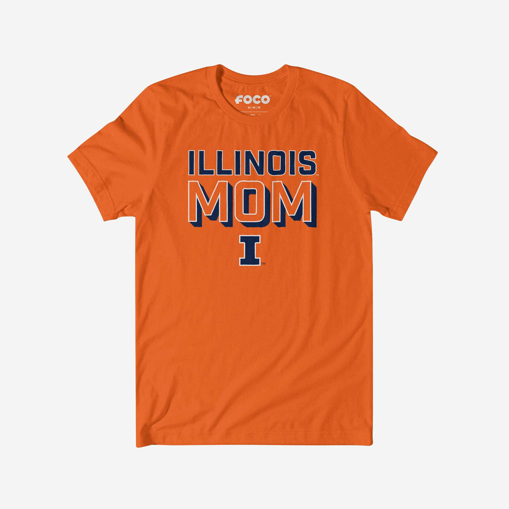 Illinois Fighting Illini Team Mom T-Shirt FOCO S - FOCO.com