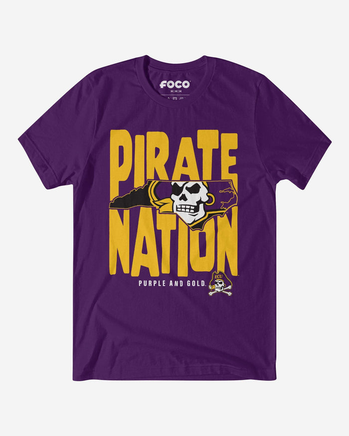 East Carolina Pirates Nation T-Shirt FOCO S - FOCO.com