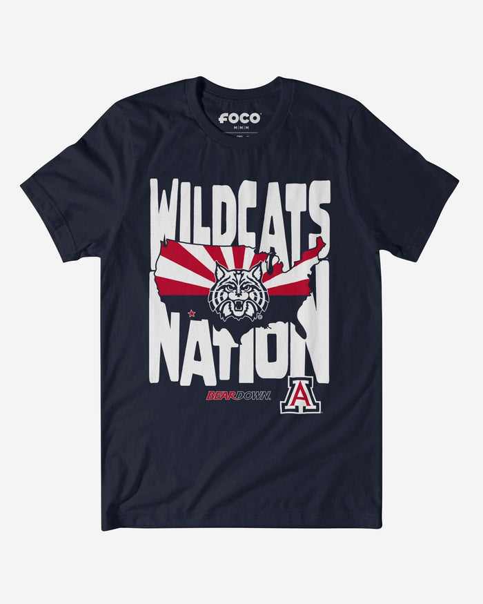 Arizona Wildcats Nation T-Shirt FOCO S - FOCO.com