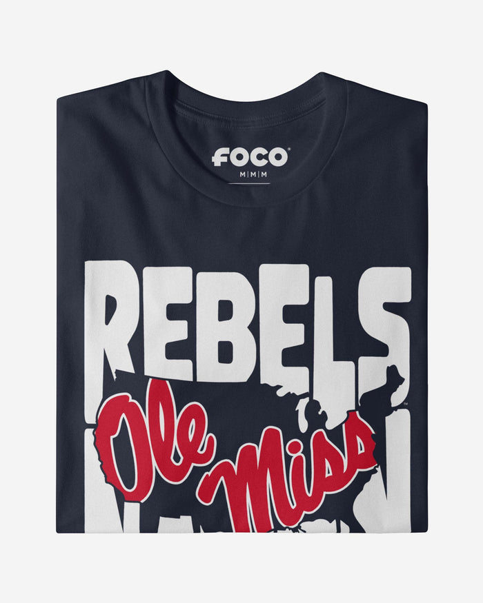 Ole Miss Rebels Nation T-Shirt FOCO - FOCO.com