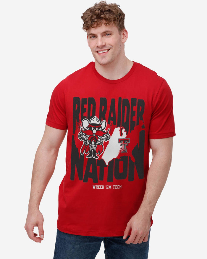 Texas Tech Red Raiders Nation T-Shirt FOCO - FOCO.com