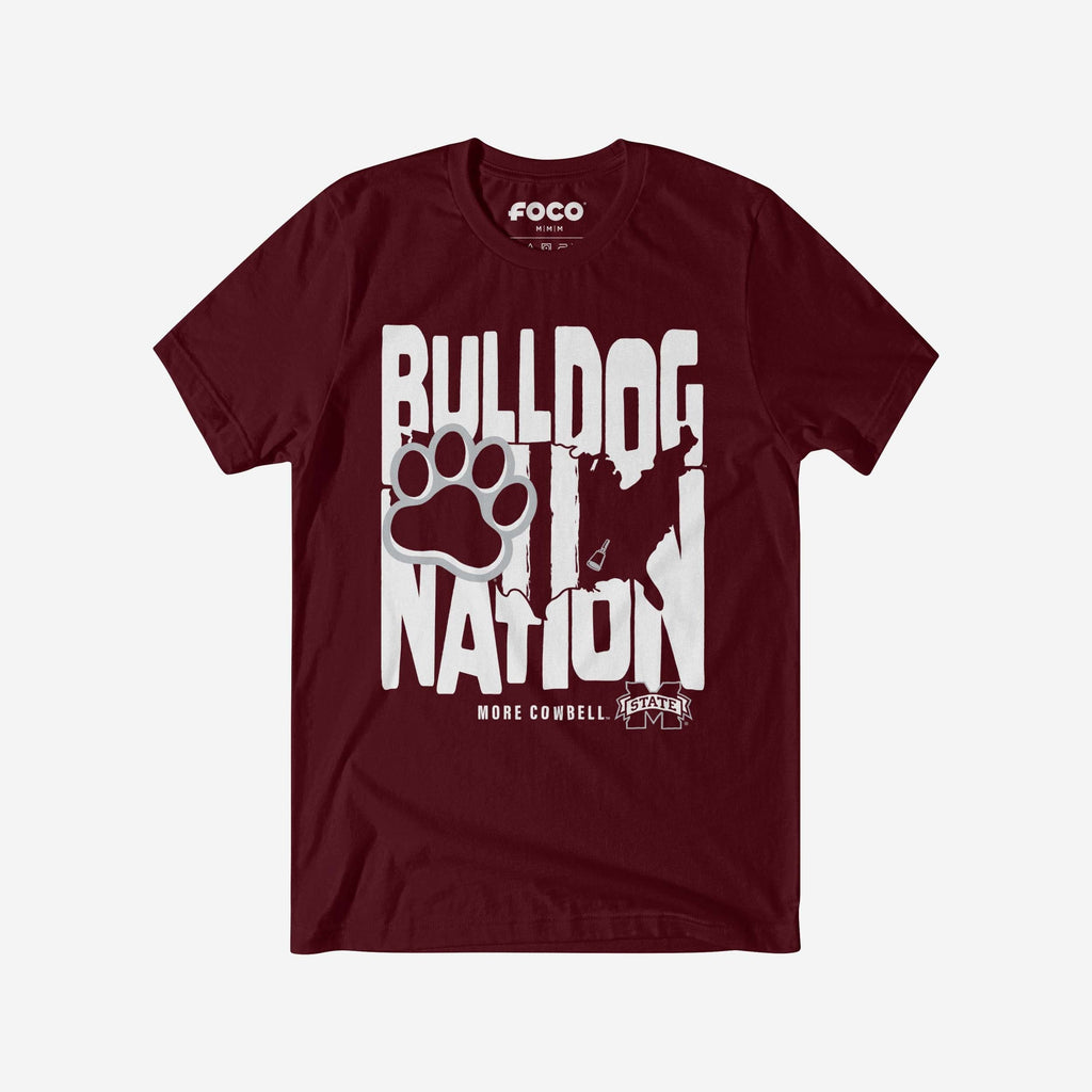 Mississippi State Bulldogs Nation T-Shirt FOCO S - FOCO.com