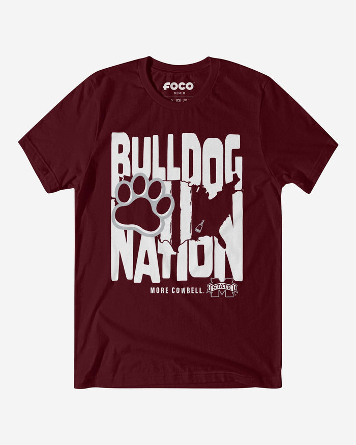 Mississippi State Bulldogs Nation T-Shirt FOCO S - FOCO.com