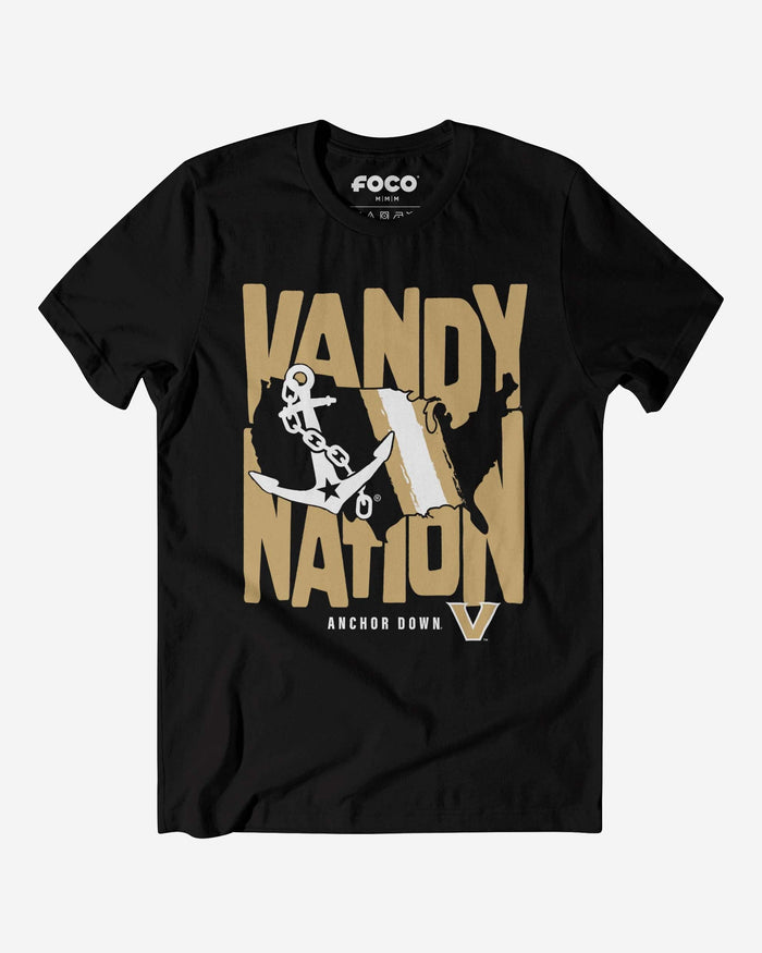 Vanderbilt Commodores Nation T-Shirt FOCO S - FOCO.com