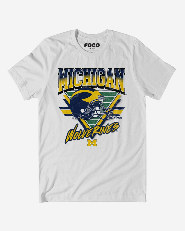 Michigan Wolverines Triangle Vintage T-Shirt FOCO S - FOCO.com