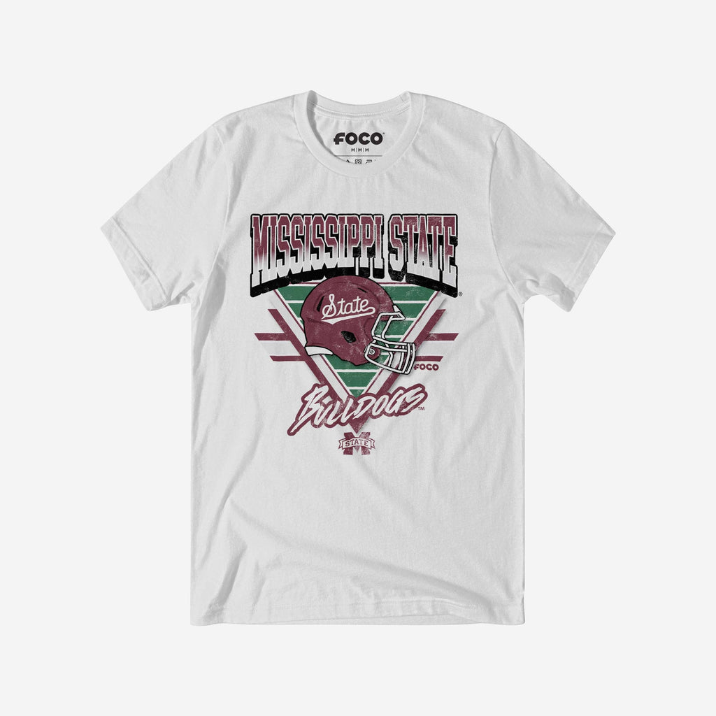 Mississippi State Bulldogs Triangle Vintage T-Shirt FOCO S - FOCO.com