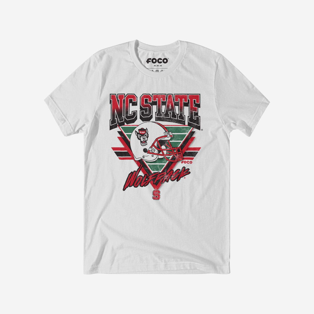 NC State Wolfpack Triangle Vintage T-Shirt FOCO S - FOCO.com