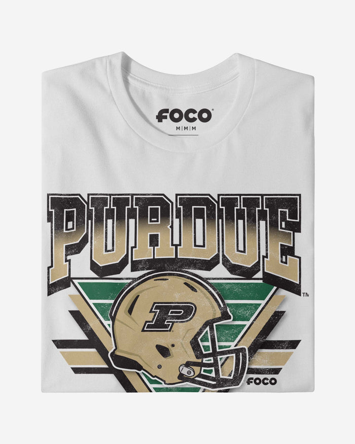 Purdue Boilermakers Triangle Vintage T-Shirt FOCO - FOCO.com