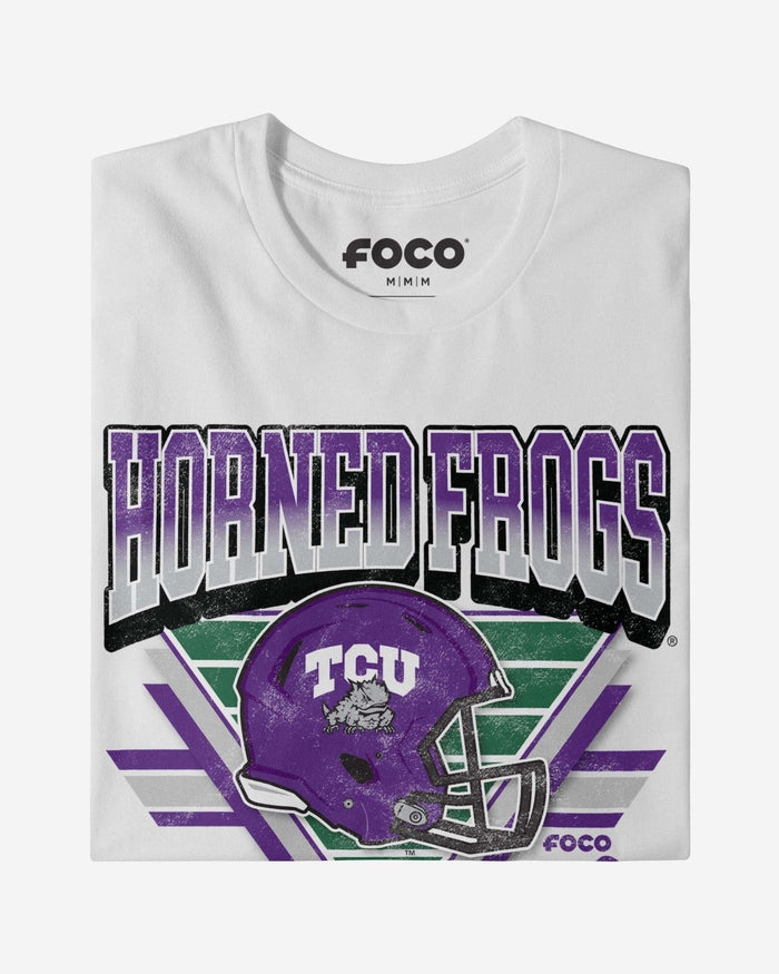 TCU Horned Frogs Triangle Vintage T-Shirt FOCO - FOCO.com