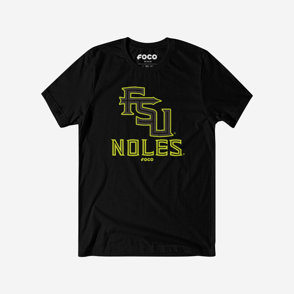 Florida State Seminoles Highlight Reel T-Shirt FOCO Black/Volt S - FOCO.com