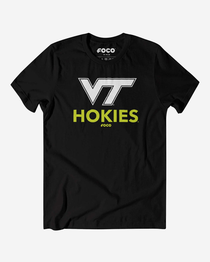 Virginia Tech Hokies Highlight Reel T-Shirt FOCO Black/Volt S - FOCO.com