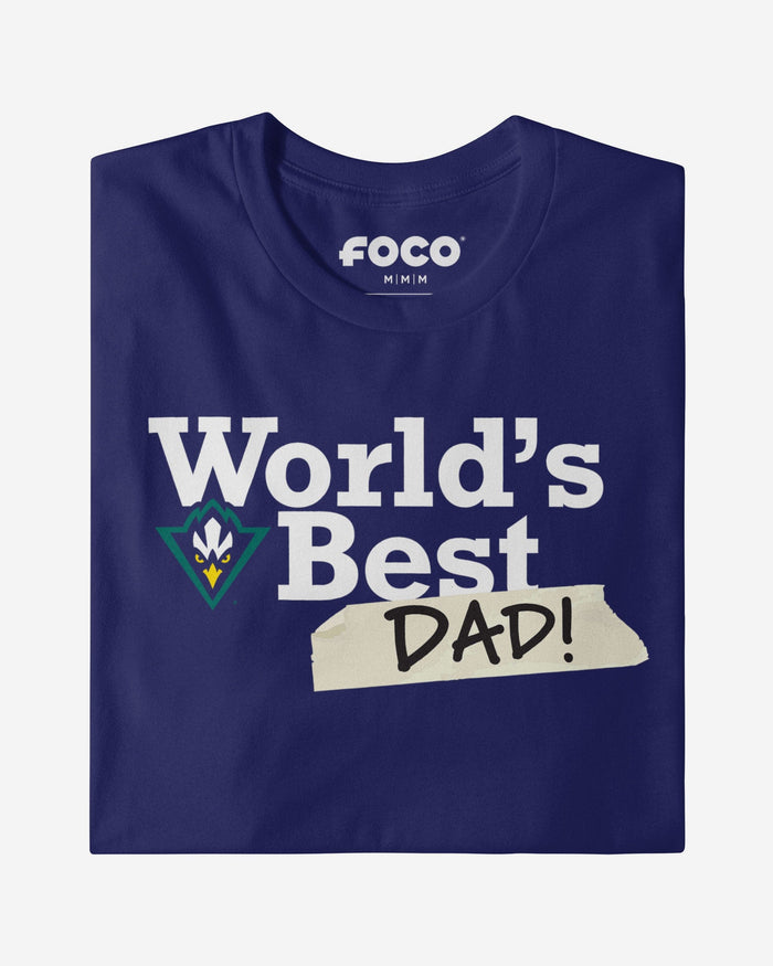UNC Wilmington Seahawks World's Best Dad T-Shirt FOCO - FOCO.com