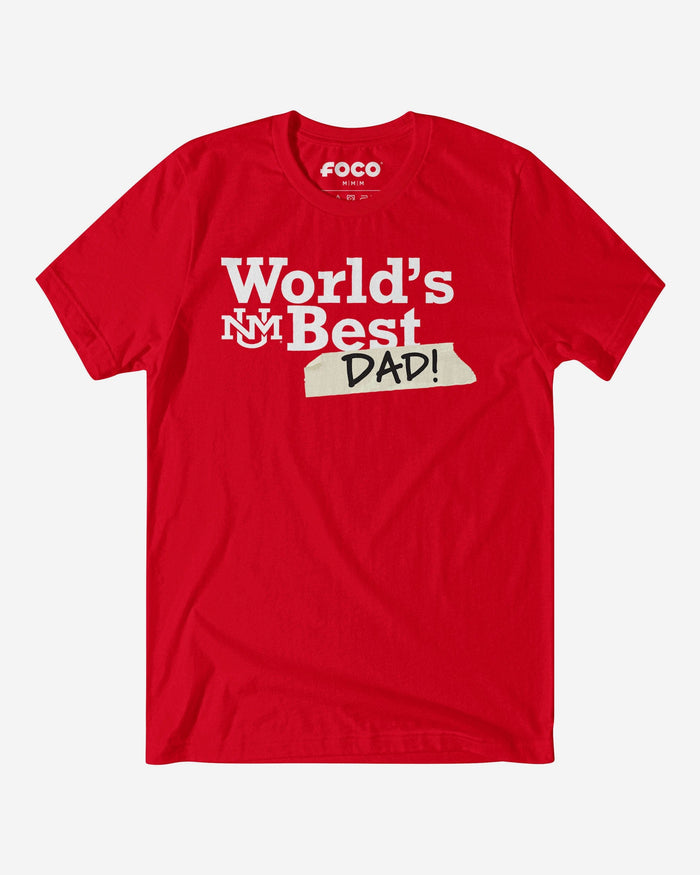 New Mexico Lobos World's Best Dad T-Shirt FOCO S - FOCO.com