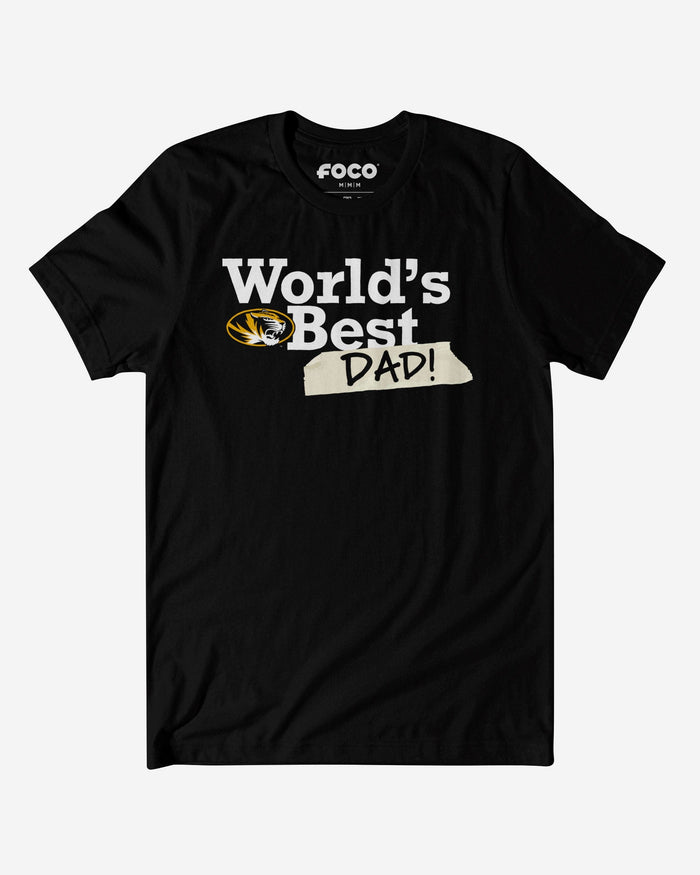 Missouri Tigers World's Best Dad T-Shirt FOCO S - FOCO.com