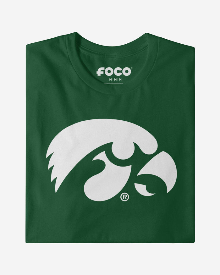 Iowa Hawkeyes White Logo T-Shirt FOCO - FOCO.com