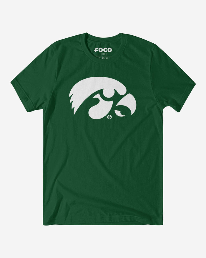 Iowa Hawkeyes White Logo T-Shirt FOCO S - FOCO.com