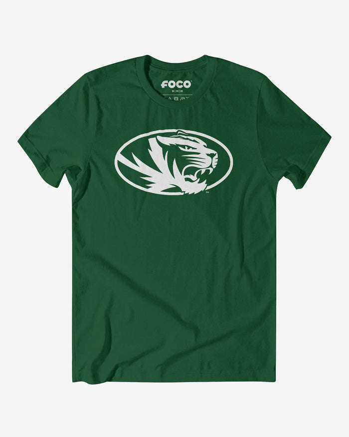 Missouri Tigers White Logo T-Shirt FOCO S - FOCO.com