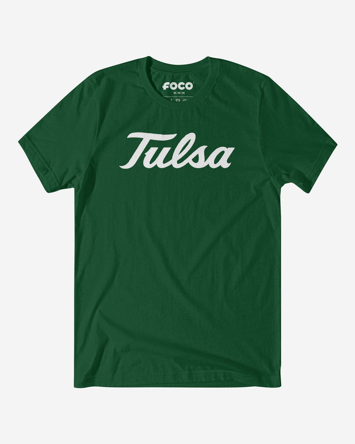 Tulsa Golden Hurricane White Logo T-Shirt FOCO S - FOCO.com