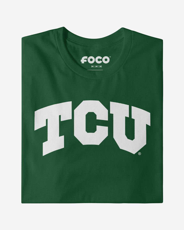 TCU Horned Frogs White Logo T-Shirt FOCO - FOCO.com