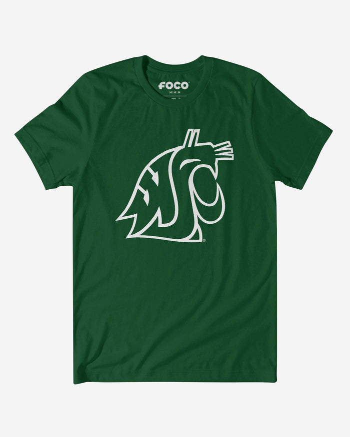 Washington State Cougars White Logo T-Shirt FOCO S - FOCO.com