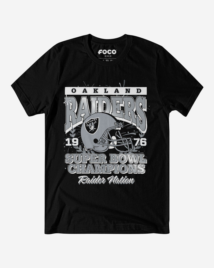 Las Vegas Raiders Super Bowl XI Champions T-Shirt FOCO S - FOCO.com