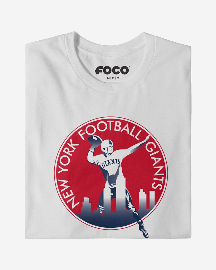 New York Giants 1950 Retro Logo Long Sleeve T-Shirt FOCO - FOCO.com
