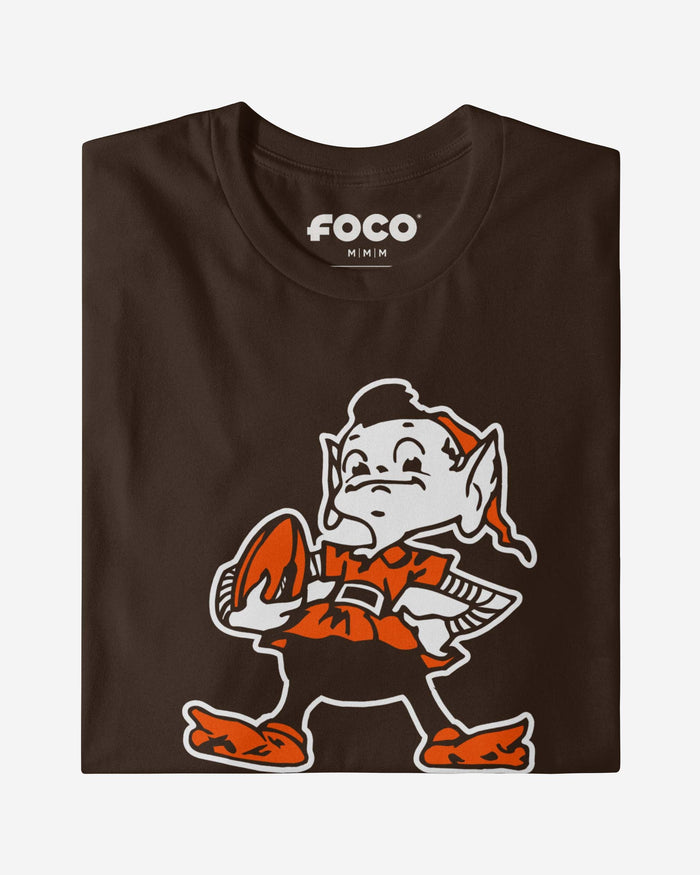 Cleveland Browns 1959 Retro Logo Long Sleeve T-Shirt FOCO - FOCO.com