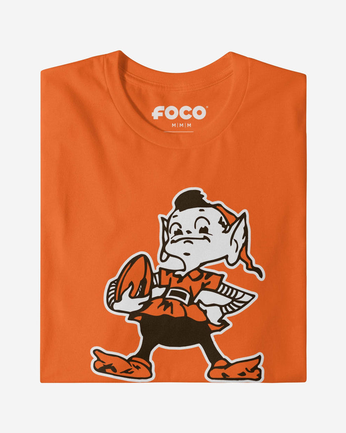 Cleveland Browns 1959 Retro Logo Long Sleeve T-Shirt FOCO - FOCO.com