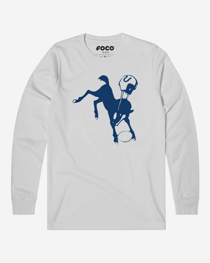 Indianapolis Colts 1961 Retro Logo Long Sleeve T-Shirt FOCO White S - FOCO.com