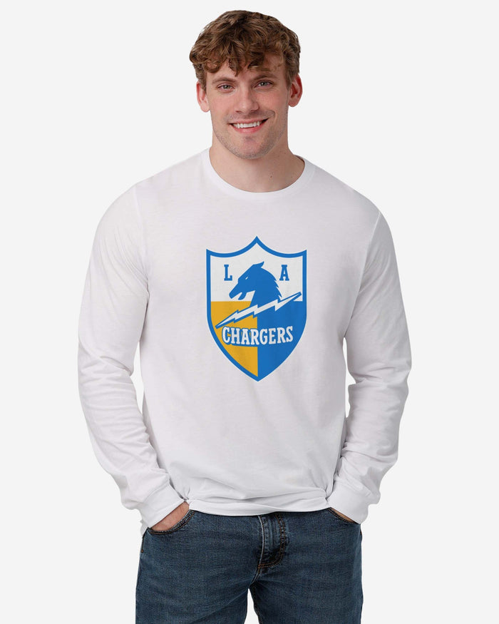 Los Angeles Chargers 1961 Retro Logo Long Sleeve T-Shirt FOCO - FOCO.com